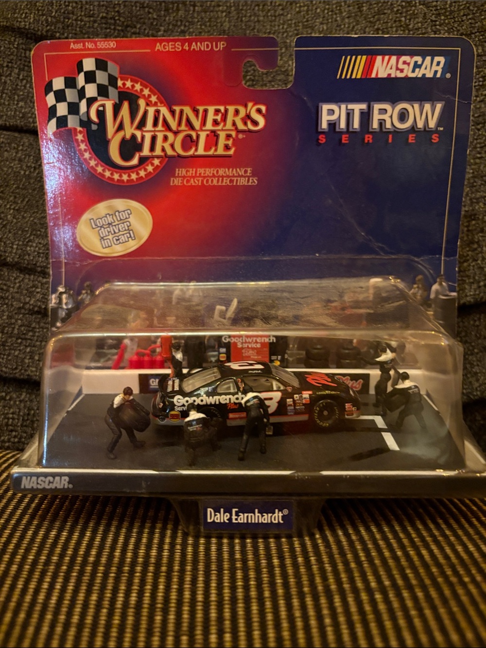 Winner's Circle Dale Earnhardt #3 Black NASCAR Pit Row Playset
